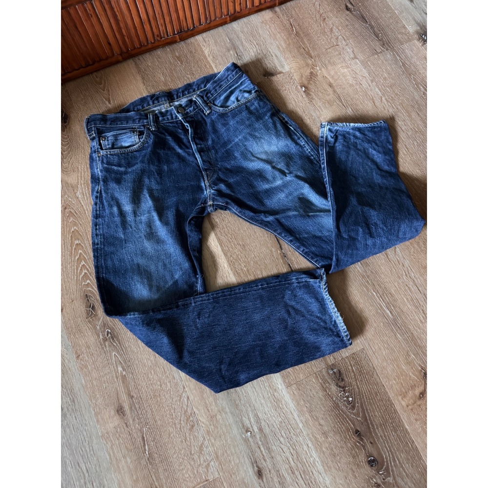 Momotaro Jeans‎ Mens 0105SP Going to Battle GTB Indigo Denim Made in Japan W33